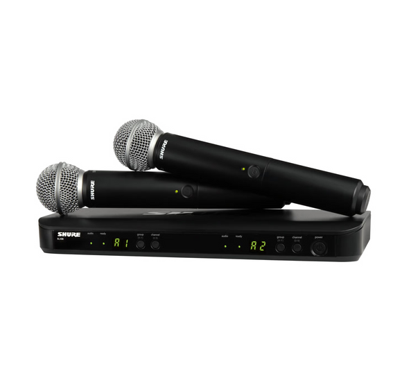 Sistema Doble Inalámbrico de Mano, Shure BLX288/SM58