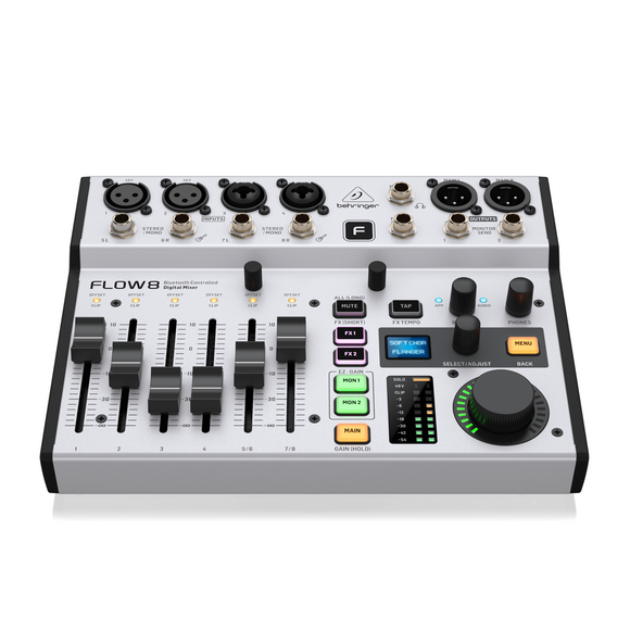 Mezcladora Digital de 8 Canales, Behringer FLOW8