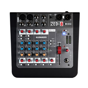 Mezcladora con Interfaz, Allen & Heath ZEDi8 - Jupitronic Tienda en Linea