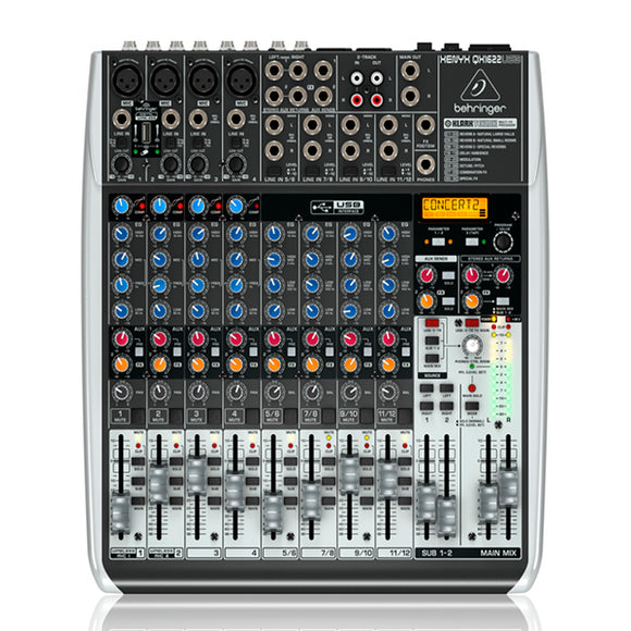 Mezcladora USB, Behringer QX1622USB - Jupitronic Tienda en Linea