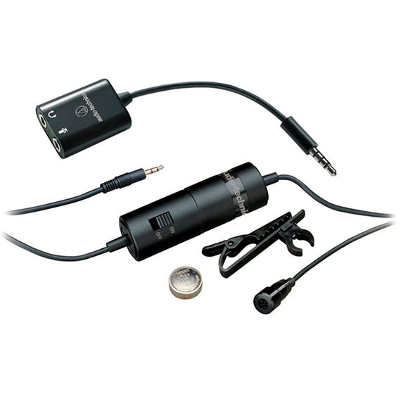 Micrófono Lavalier, Audiotechnica ATR3350iS - Jupitronic Tienda en Linea