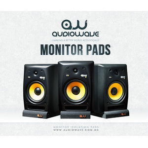 Pads Para Monitores de Estudio, AudioWave Monitors Pads - Jupitronic Tienda en Linea