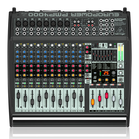 Mezcladora Amplificada, Behringer PMP4000 - Jupitronic Tienda en Linea