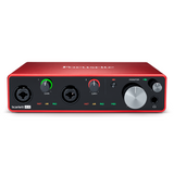 Interfase de audio 4x4 USB, Focusrite Scarlett 4i4 Gen. 3