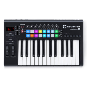 Teclado Controlador USB, Launchkey 25 Novation - Jupitronic Tienda en Linea